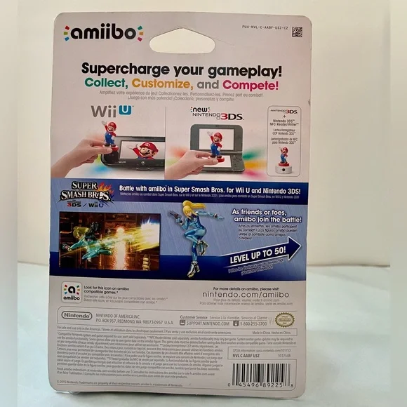 NIB Zero Suit Samus Amiibo - Picture 2 of 5